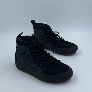 Vans black camo MTE kids size 2